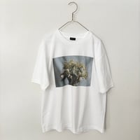 pot and tea  デジタルプリントTシャツ・クリスマスローズ
