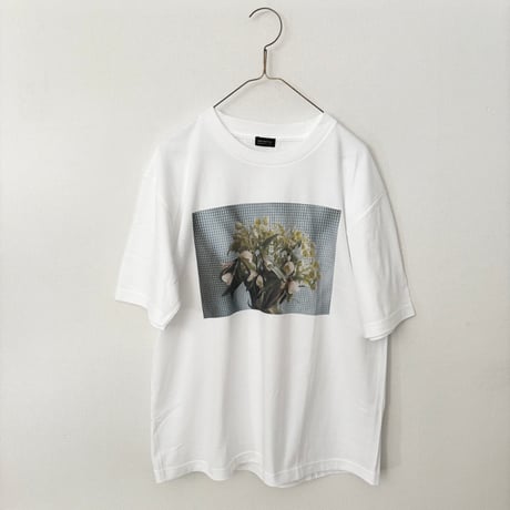 pot and tea  デジタルプリントTシャツ・クリスマスローズ