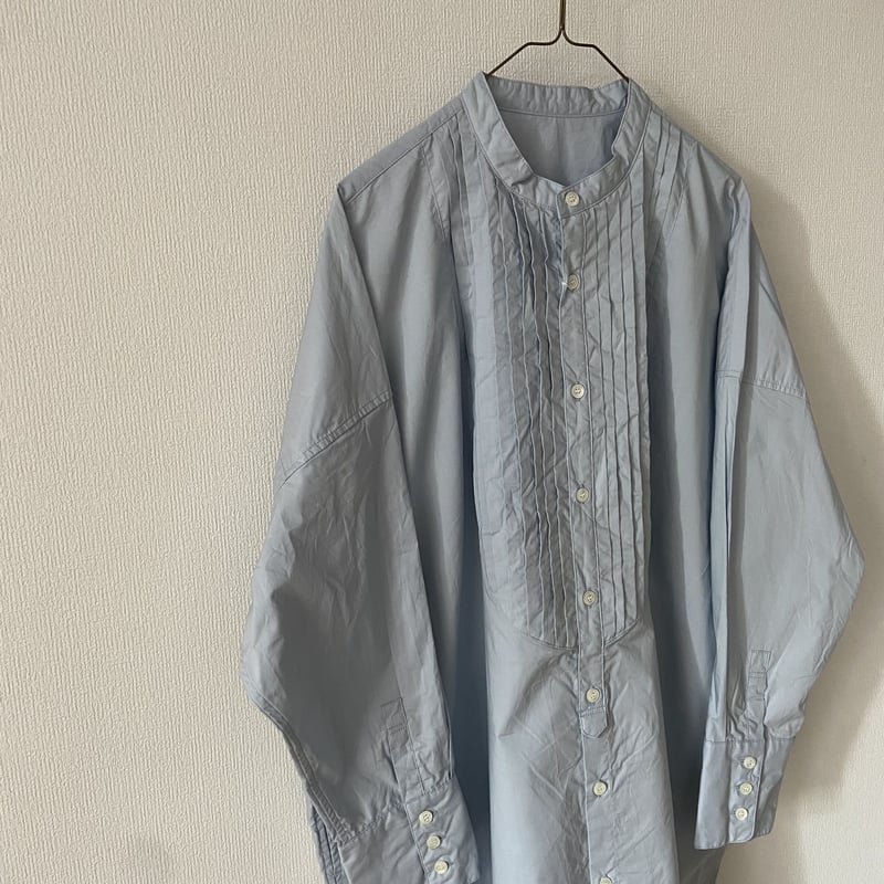 UNIVERSAL TISSU ナチュラルタイプライタークラシックロングシャツ 