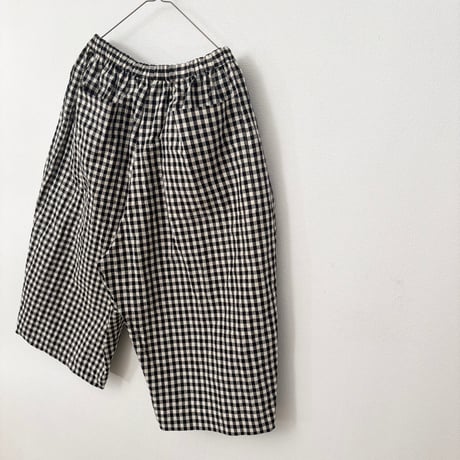 オールドマンズテーラー  GINGHAM CHECK HALF GOM PANTS
