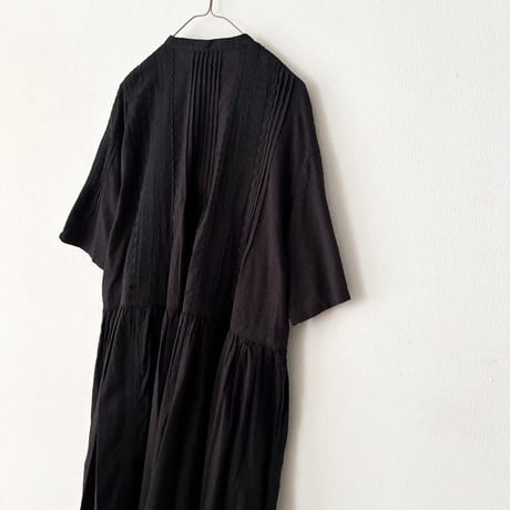 yuni Flower Jacquard×lace ワンピース・クロ