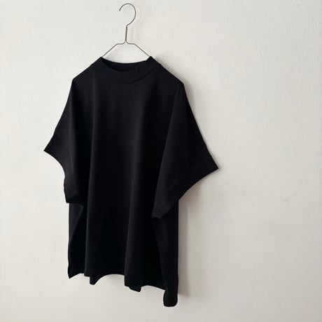 TISSU  クラッシック天竺 モックネックドルマンTシャツ