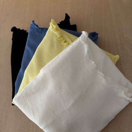 yuni 60/-強撚ストレッチフライス ボートネックプルオーバー
