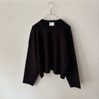 yuni  コットンスムース short knit pull over