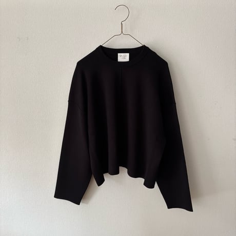 yuni  コットンスムース short knit pull over
