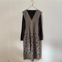 qiri 金木犀 embroidery ジャンパースカート