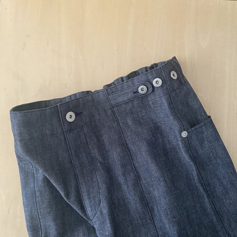 miho umezawa PLANE WEAVE DENIM unisex cocoon pa