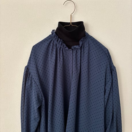 somewearclothing  ネックギャザーフリルブラウス