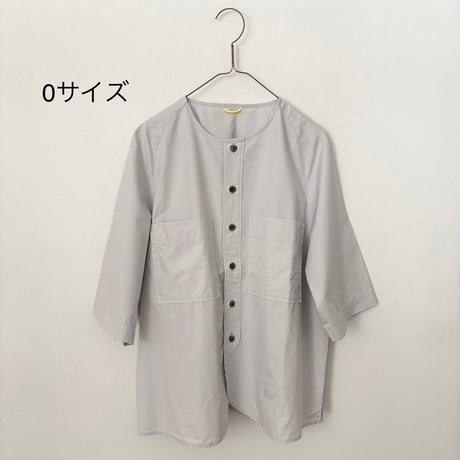 OUVERT　105/2 FINX シャトルウェザー ラグランクルーネックシャツ
