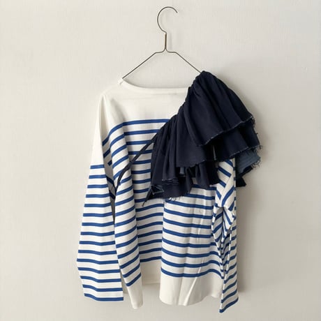 buoybuoy 綿サテンピグメント染 FRILL ショール