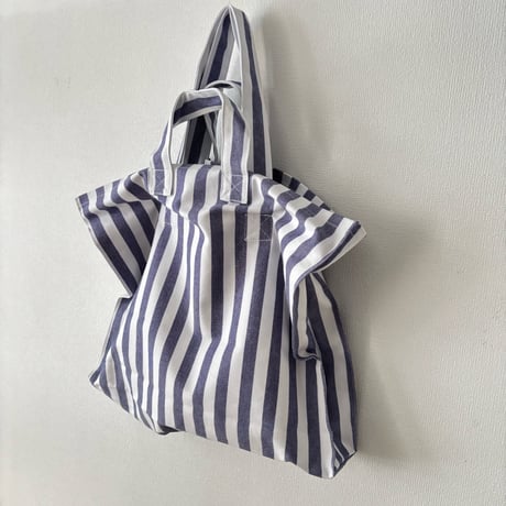 homspun 先染め帆布　バッグ  ・ストライプ