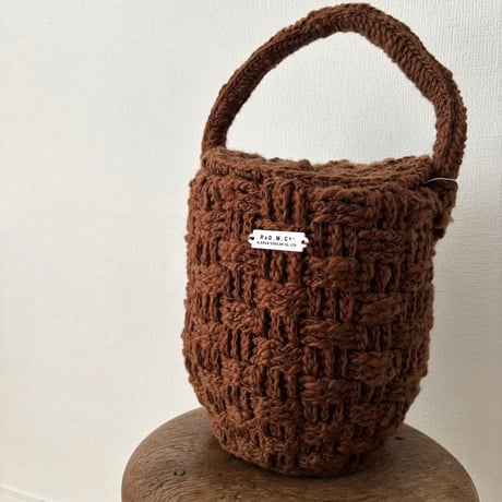 オールドマンズテーラー WILD BERRY FIELD HAND KNIT BASCKET・数量限定