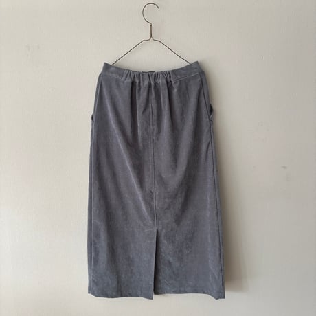 yuni  polyester cotton rayon シャンブレーコールスカート