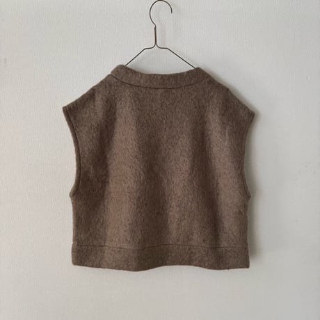 PARIS DE AOUNE   シープモヘア ベスト