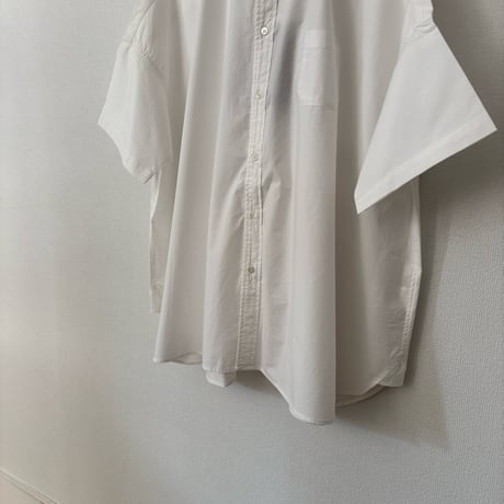 TISSU  ナチュラルタイプライター ボタンダウン半袖シャツ・サイズ1