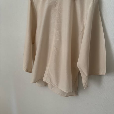 koton コットンシルクフラットカラーブラウス
