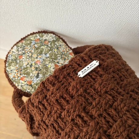 オールドマンズテーラー WILD BERRY FIELD HAND KNIT BASCKET・数量限定