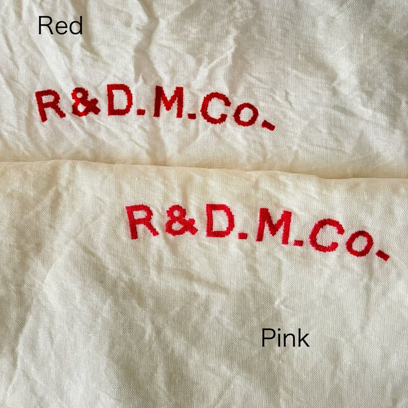 オールドマンズテーラー R&D.M.Co- EMBROIDERY TOTE BAG ・Whit