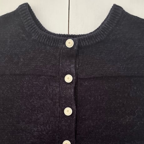 Hands of creation  LINEN WOOL 7G 2wayカーディガン