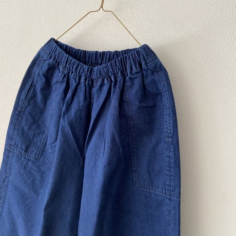 homspun 10オンスデニムギャザーパンツ ・ブルーブリーチ