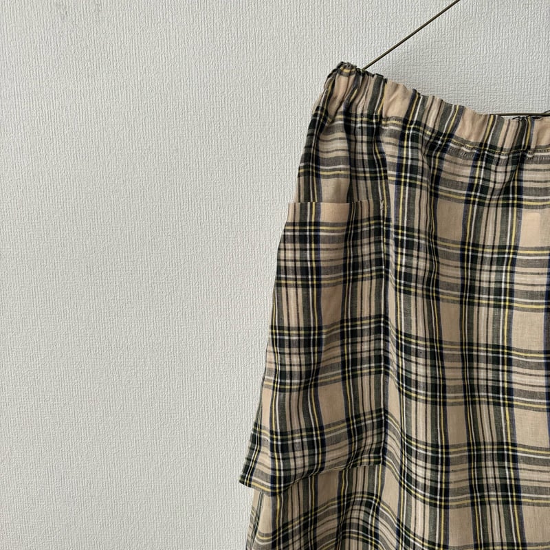 オールドマンズテーラー　チェック　スカート R&D.M.Co-/OLDMAN'S TAILOR オールドマンズテーラー Tartan
