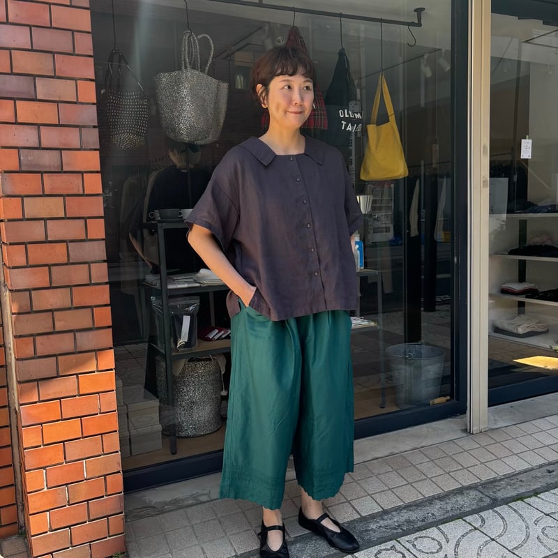 FOG LINEN WORK itonowa Life別注 フラットセーラーカラーブラウス