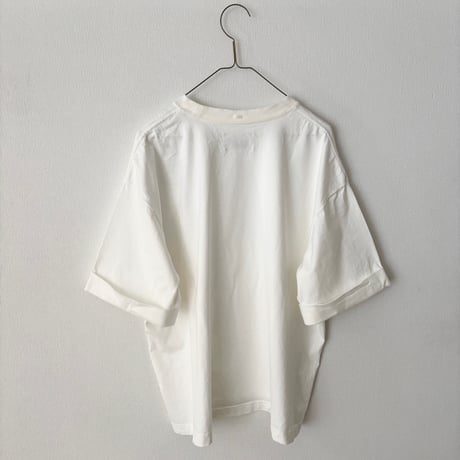 OUVERT KANDOU天竺 ロールアップスリーブ プルオーバー