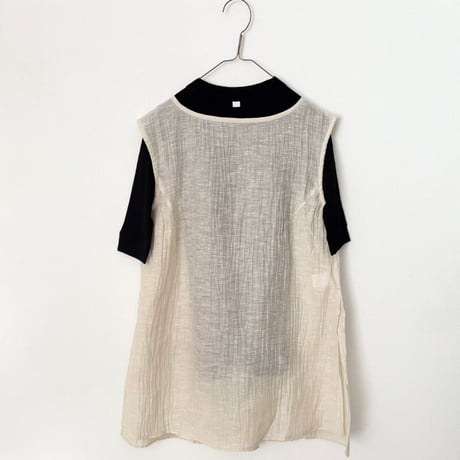 koton リサイクルコットンシルク スリットブラウス