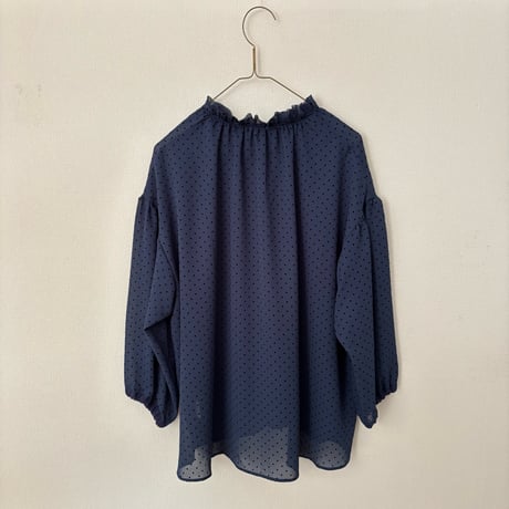 somewearclothing  ネックギャザーフリルブラウス