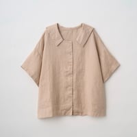 FOG LINEN WORK itonowa Life別注 丸襟 ブラウス fog linen work」がつくる「itonowa Life（イトノワライフ）」別注丸襟