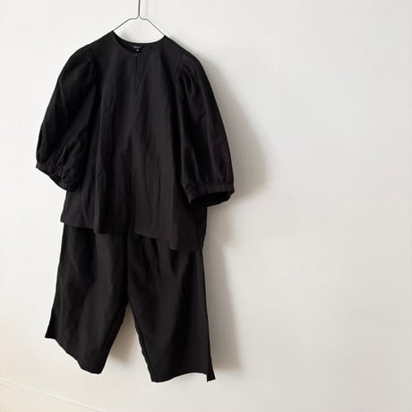 オールドマンズテーラー  COTTON LINEN SILK WASHER GUM PANTS・Black