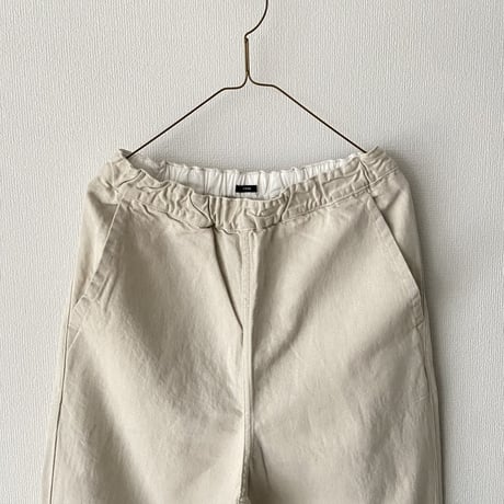 TISSU  サフィランリネンデニム イージーテーパードパンツ