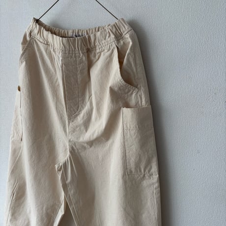 Hands of creation Organic Cottonネップウェザークロス イージーオーバルパンツ