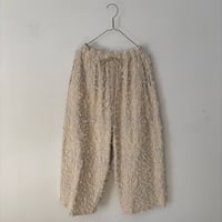 qiri   mineral gather wide pants ・ライトベージュ