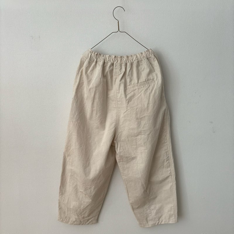 yuni コットンリネンツイル cocoon パンツ | itonowa Life ONLI