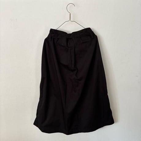 オールドマンズテーラー 　GARMENT DYE TWILL COTTON TIE STRING BOX SKIRT