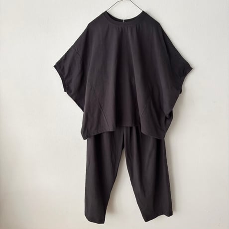 NATURAL LAUNDRY ライト度詰天竺 コクーンパンツ