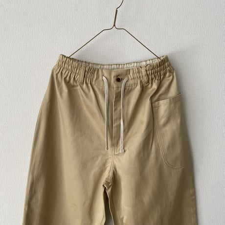 atelier naruse コットンチノウエストゴムバルーンパンツ