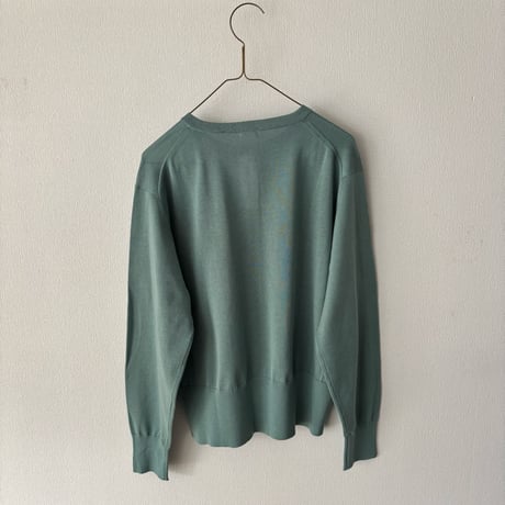 homspun ソフトコンパクトヤーン クルーネックカーディガン