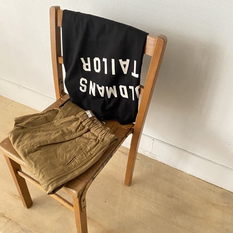 オールドマンズテーラー　OMT  PRINT CREW NECK SHORT SLEEB  TEE・BLK