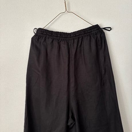 yuni Linen drawstrings パンツ