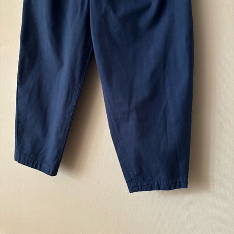 Hands of creation Organic Cotton 20/-Slub Serge イージーオーバルパンツ