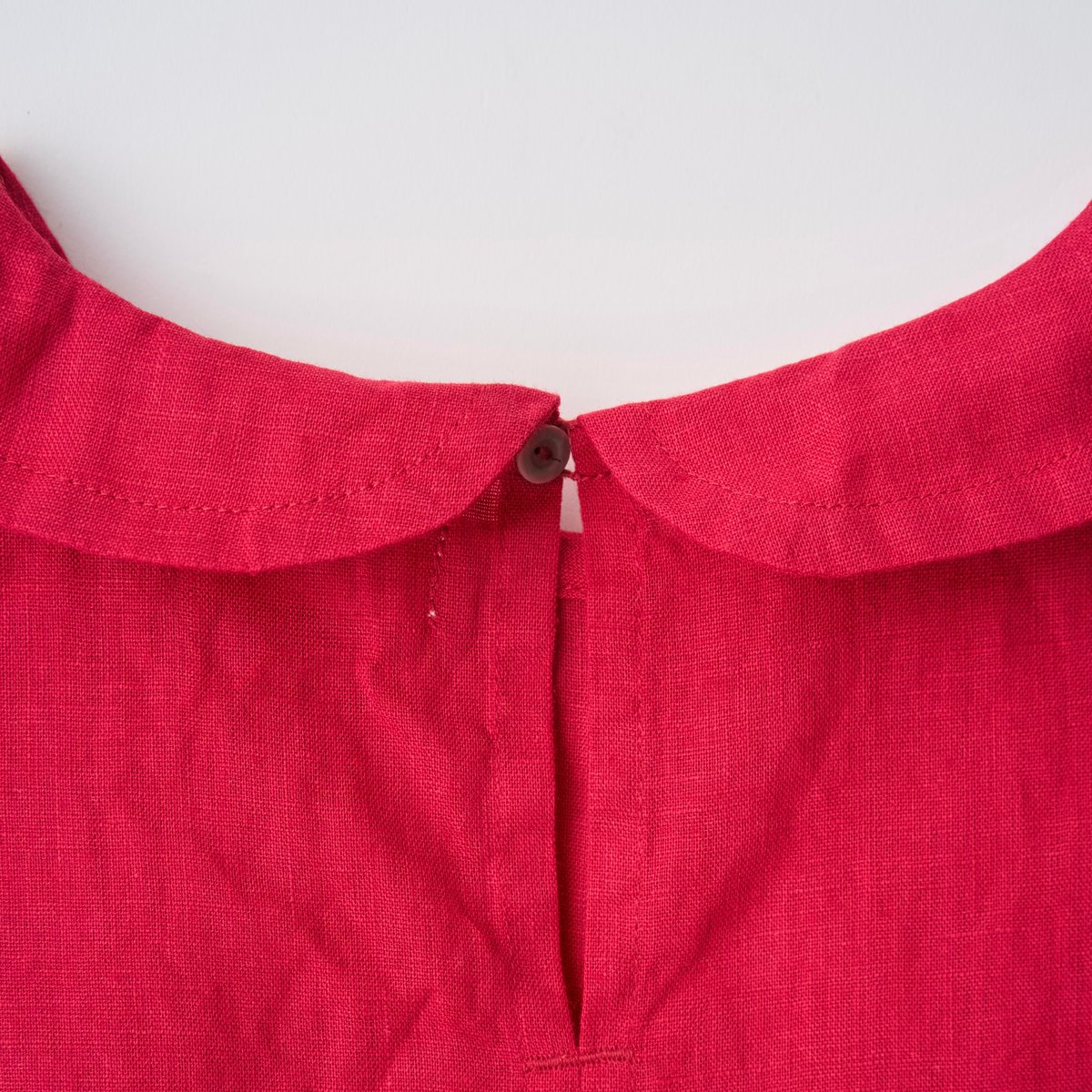 FOG LINEN WORK itonowa Life別注 丸襟 ブラウス・フランボアーズ |