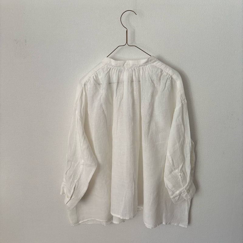 Hands of creation 60/-解撚ワッシャークロス スタンドカラー