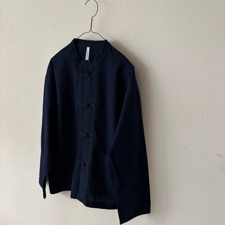 CLIP.TAB インディゴシャンブレー シノワシャツ