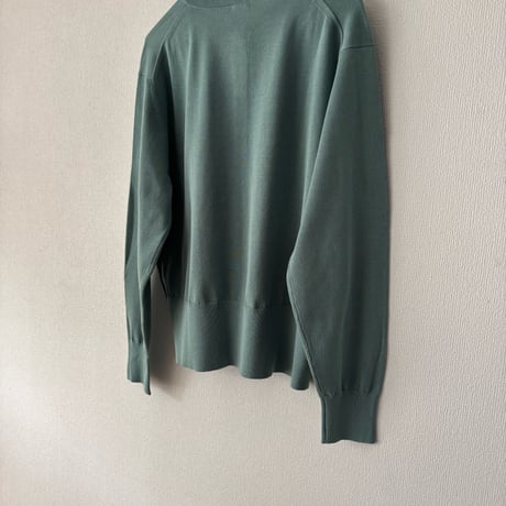 homspun ソフトコンパクトヤーン クルーネックカーディガン