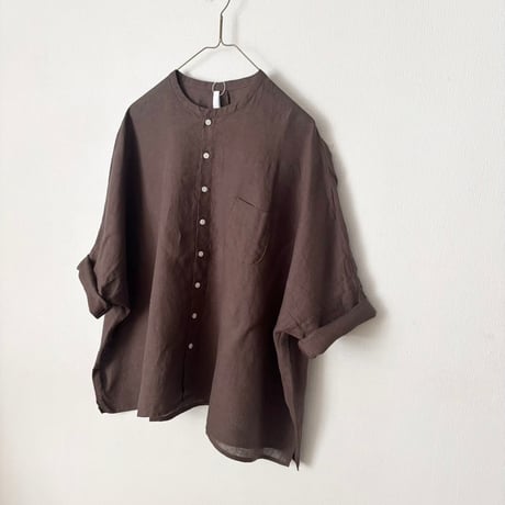 NATURAL LAUNDRY 60リネン ランドスケープシャツ