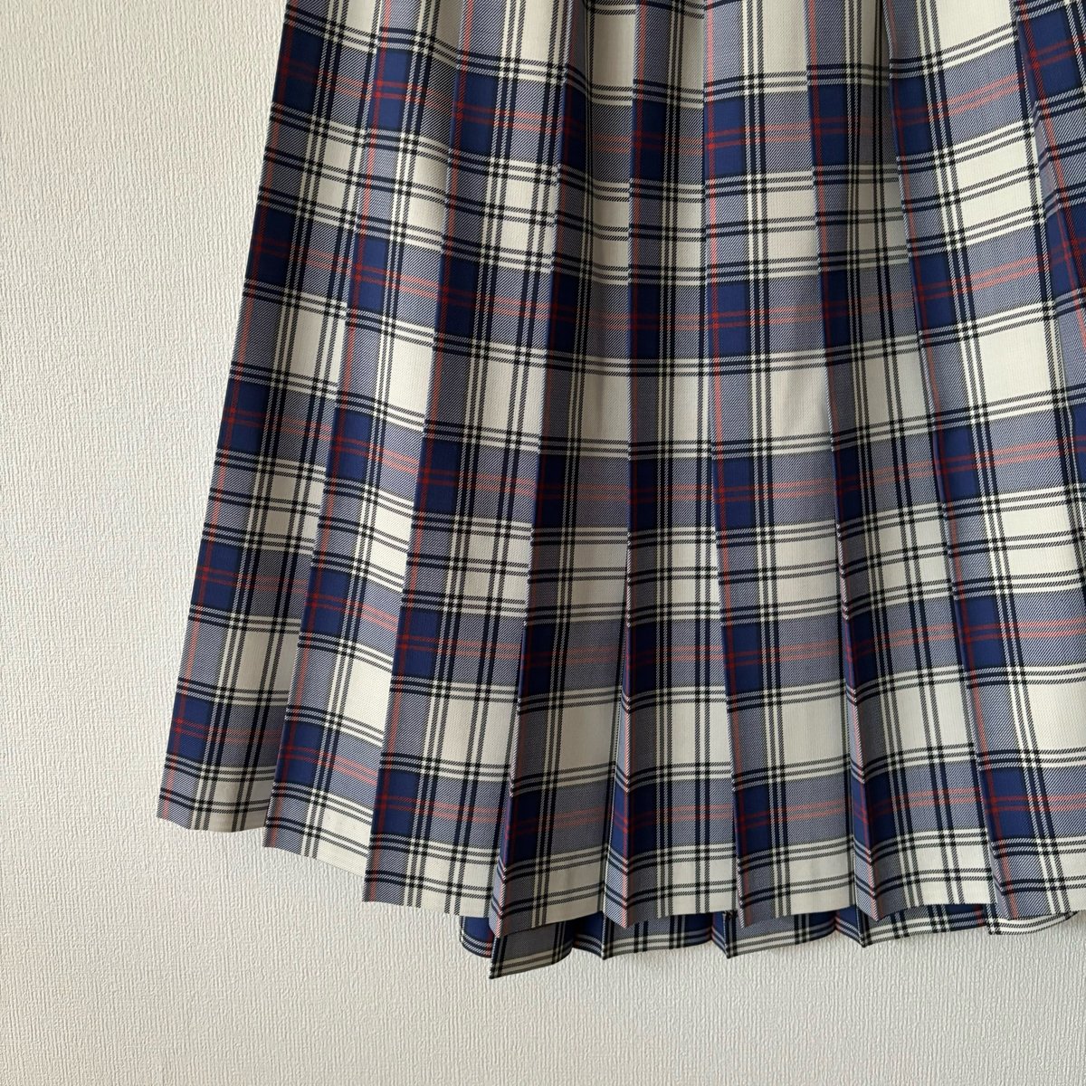 【最終価格】yuni wool polyester チェックプリーツスカート yuni wool polyester チェックプリーツスカート | itonowa Life