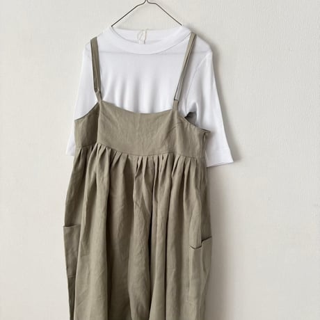 koton ソフトリネン サロペット