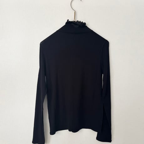 yuni 60/-強撚ストレッチフライス ハイネックプルオーバー